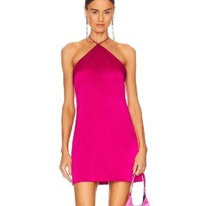Alice + Olivia Lanora Open Back Mini Dress